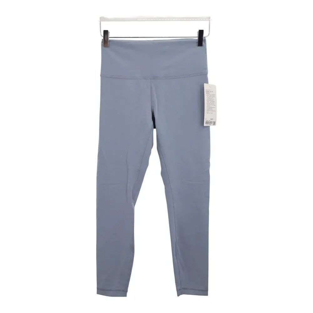 Lululemon Women’s Wunder Train HR Tight 25” Sz 8 Chambray Blue Leggings NWT